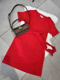 Czerwona elegancka sukienka Czerwona rozmiar XL