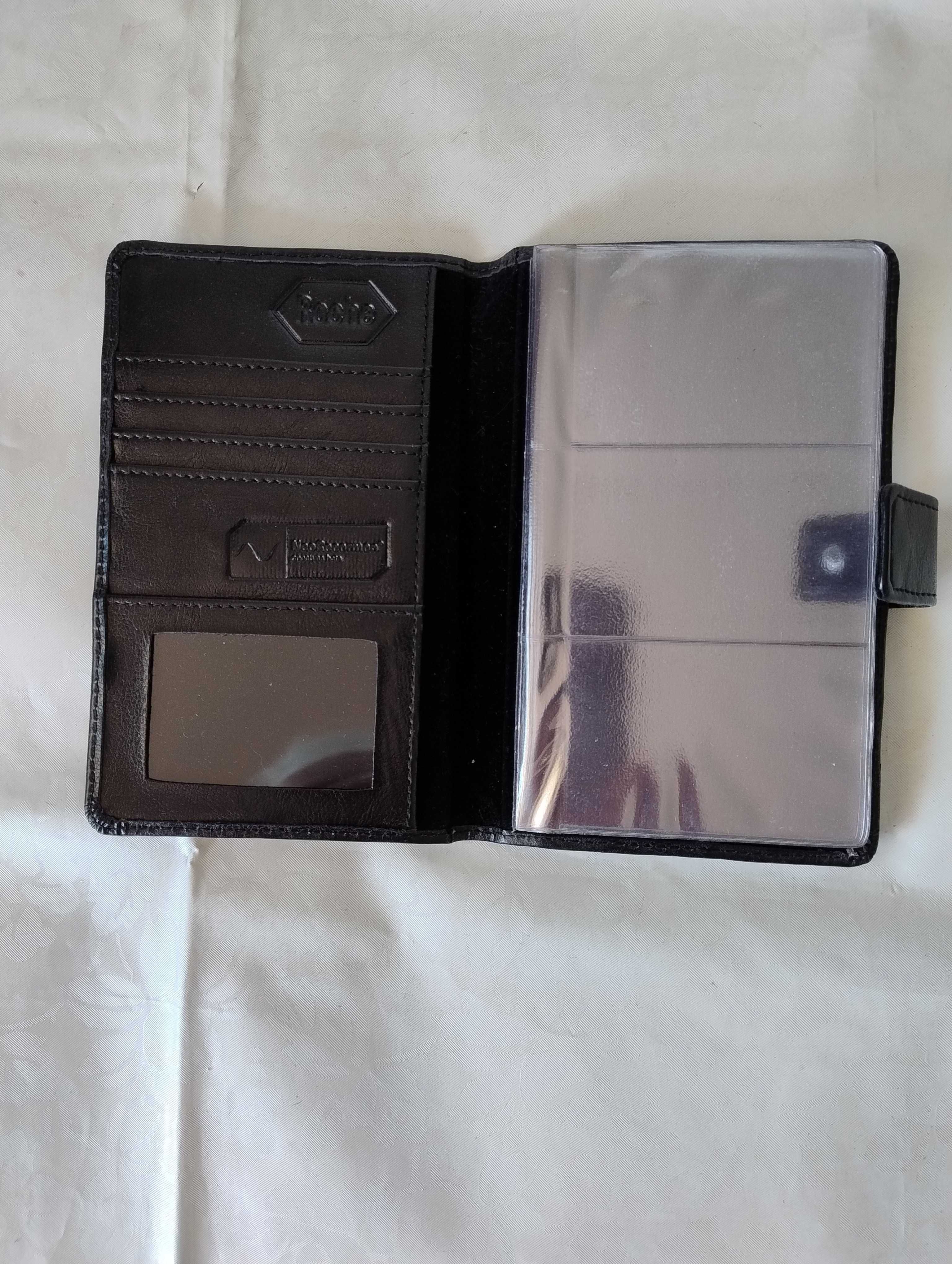 SUPER portfel Wizytownik w etui Roche Etui na wizytówki karty kredytow