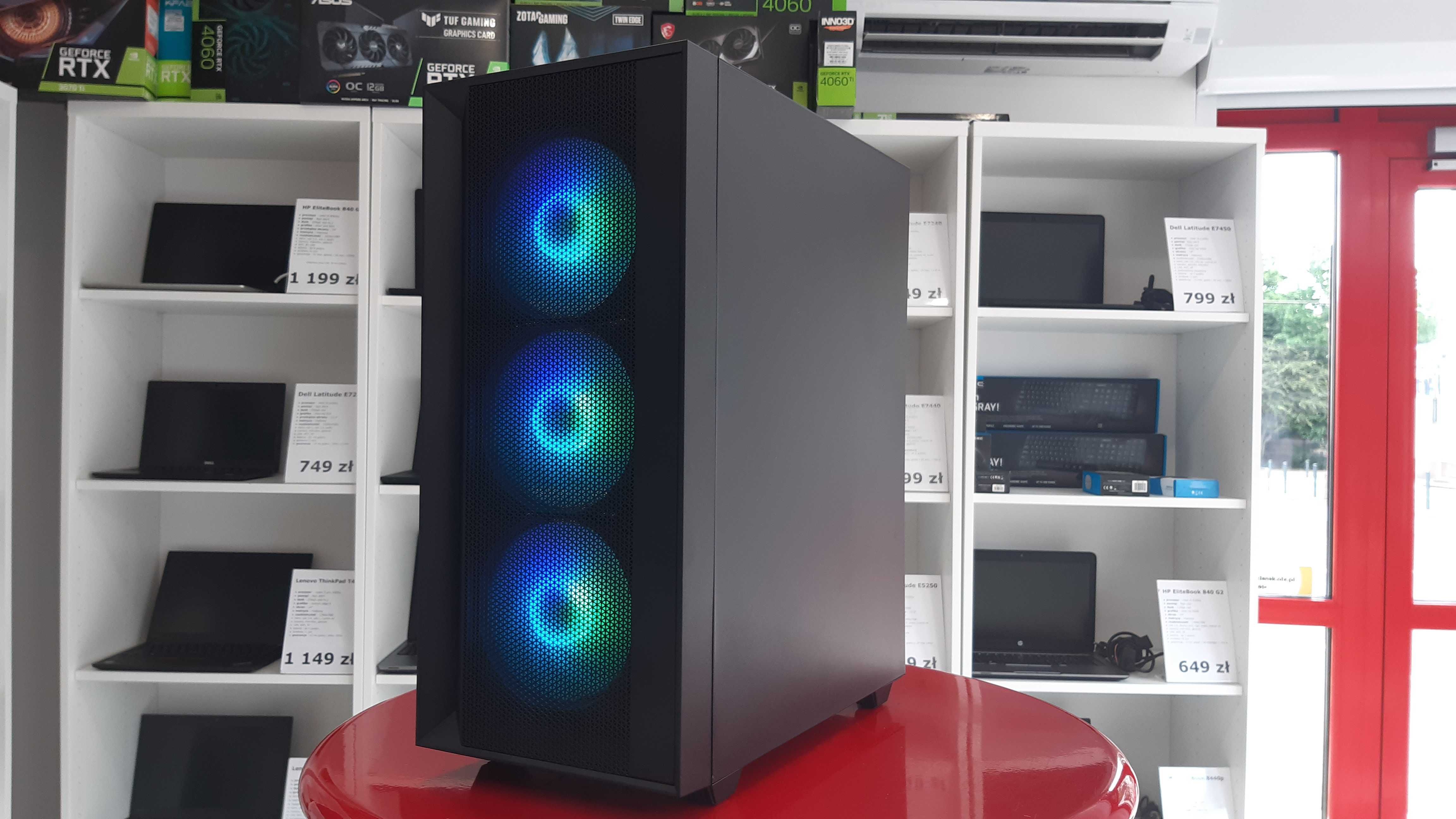 Nowy Komputer Gamingowy i5-14400f 32GB/1000SSD RX 7800 XT FV23 RATY0%