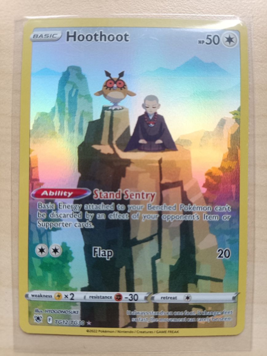 Pokemon tcg Hoothoot (ASR TG12)