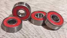 4 szt Łożyska 608RS ABEC-9 8x22x7mm do hulajnogi , wrotek , deskorolki