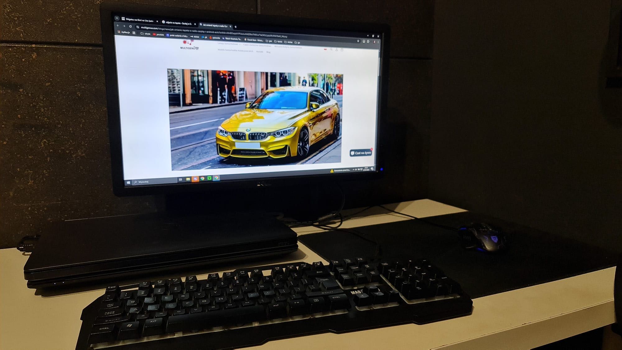 Laptop Dell Latitude E5550 i5 z zew. Monitorem Dell