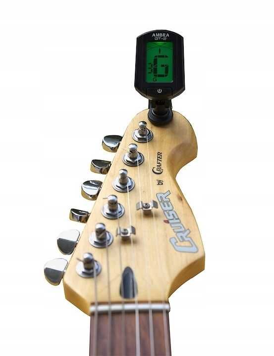 Stroik Tuner Chromatyczny do gitary, ukulele, basu