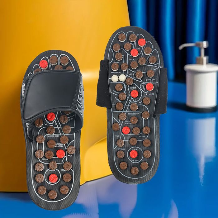 Klapki Masujące do Akupresury Stóp Fakirki -  XL (44-45): 29,5 cm