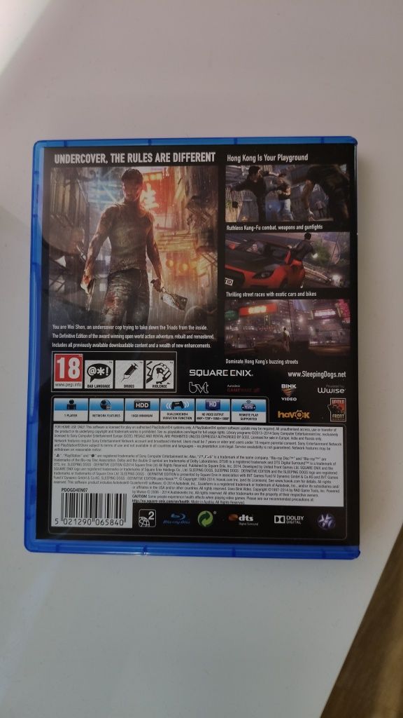 Sleeping Dogs Definitive Edition PL PS4 PS5 napisy PL edycja specjalna
