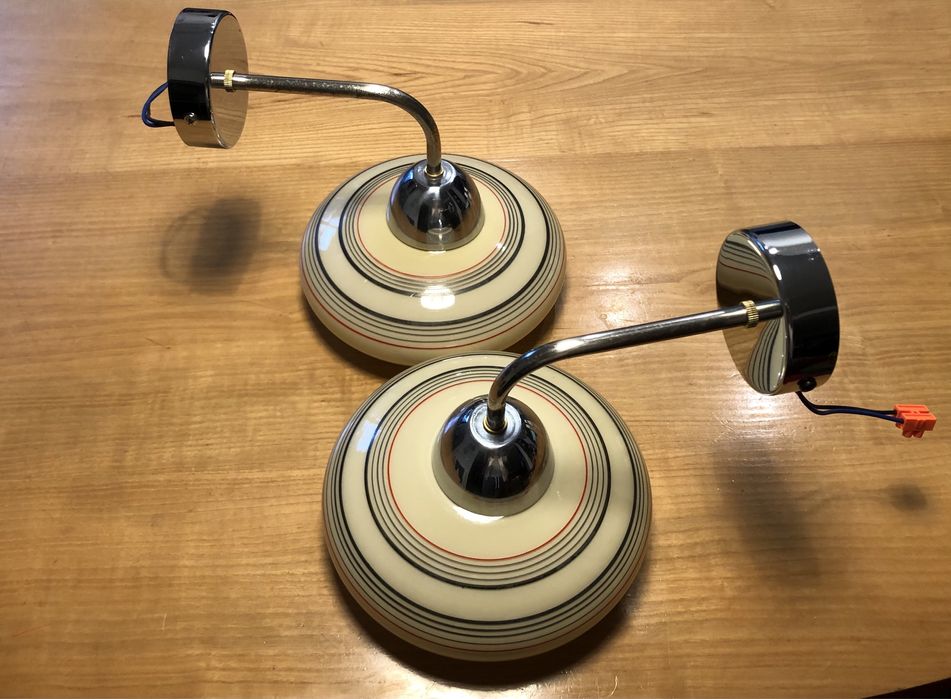 Kinkiety klosze PRL 2 szt.