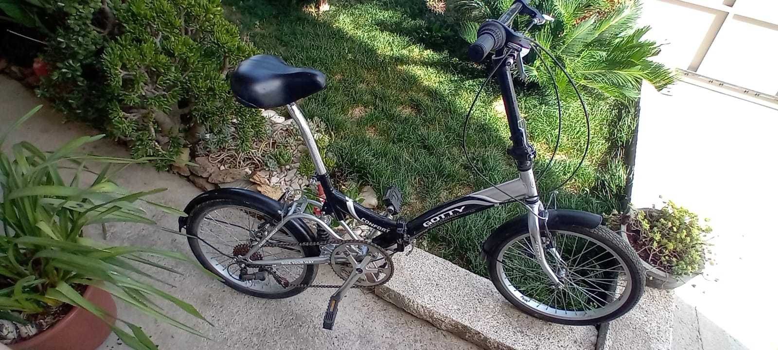 Bicicleta dobrável com AMORTECEDOR