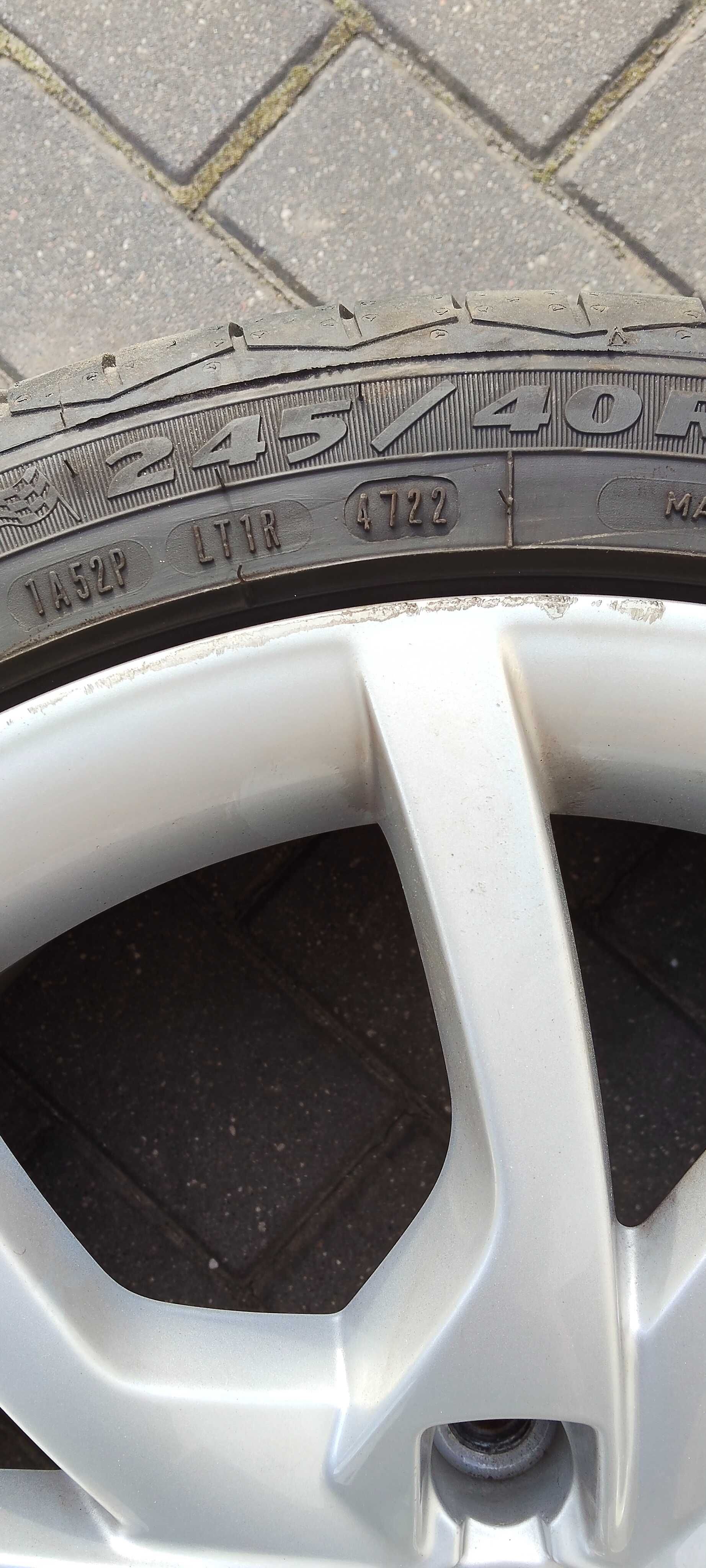 Felgi 18 do Audi A6, A5 A4 Rozstaw śrub 5 x 112. Opony Dębica Presto