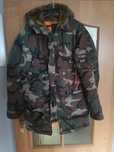 Parka kurtka zimowa kamuflaż Alpha industries rozmiar M
