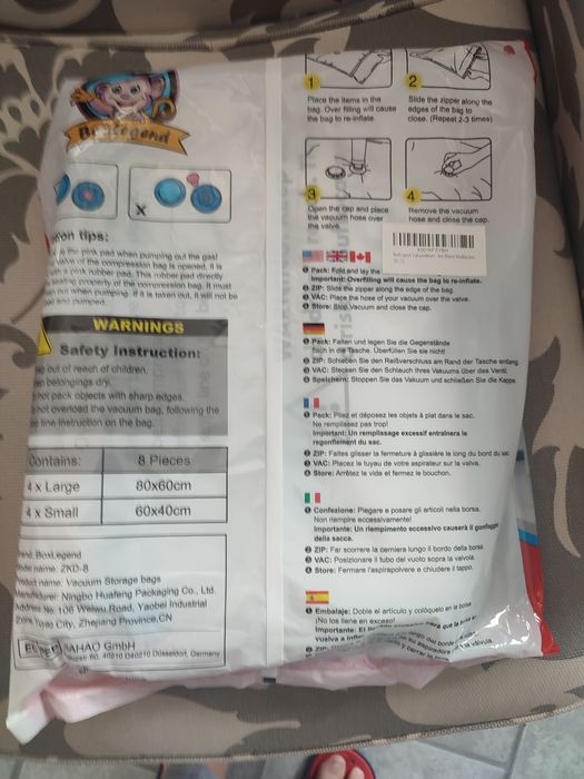 Worki do przechowywania próżniowego Boxlegend  nowe okazja na prezent