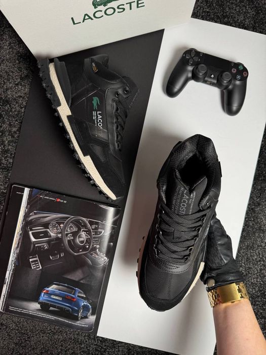 Кросівки чоловічі зимові Lacoste Elite Active High Fur 41-46р на хутрі