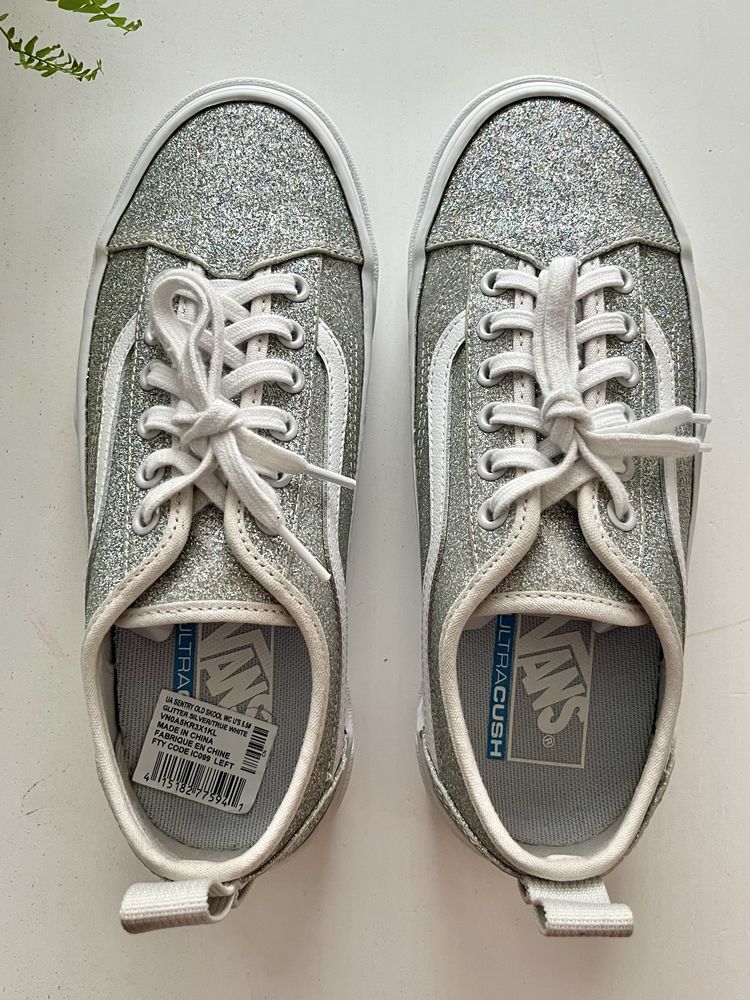 Vans Sentry Old Skool Glitter buty 37EUR 23,5cm brokatowe platformy