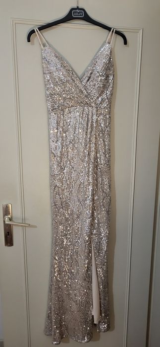 Vestido com brilhantes