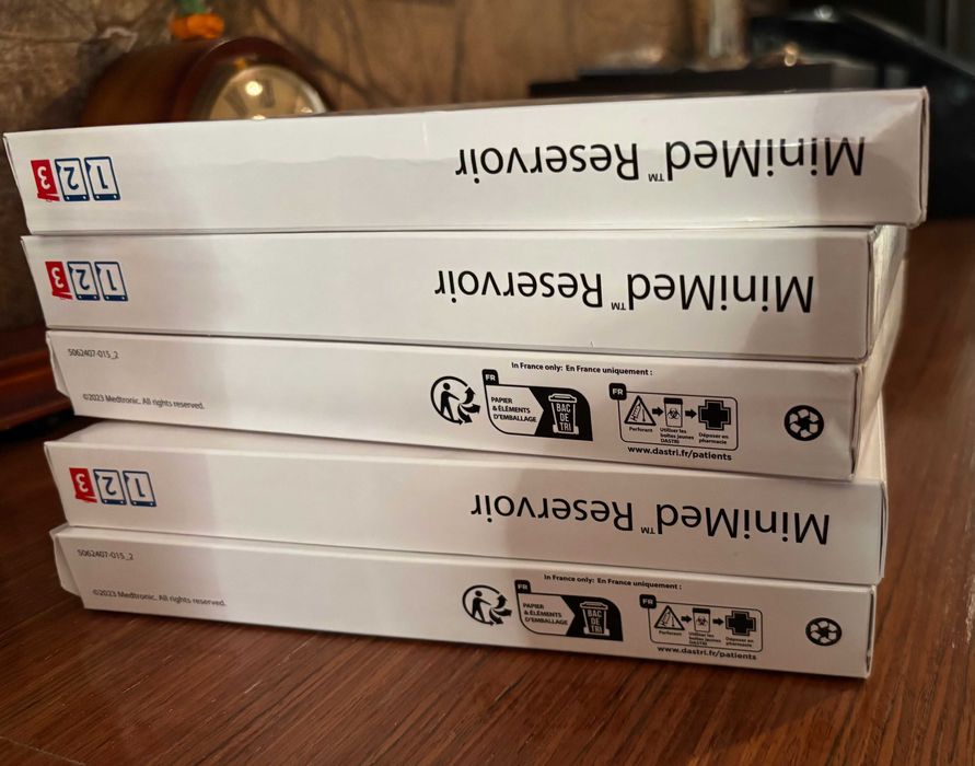 Pojemniki na insulinę 3ml MiniMed Medtronic 5op/10 sztuk