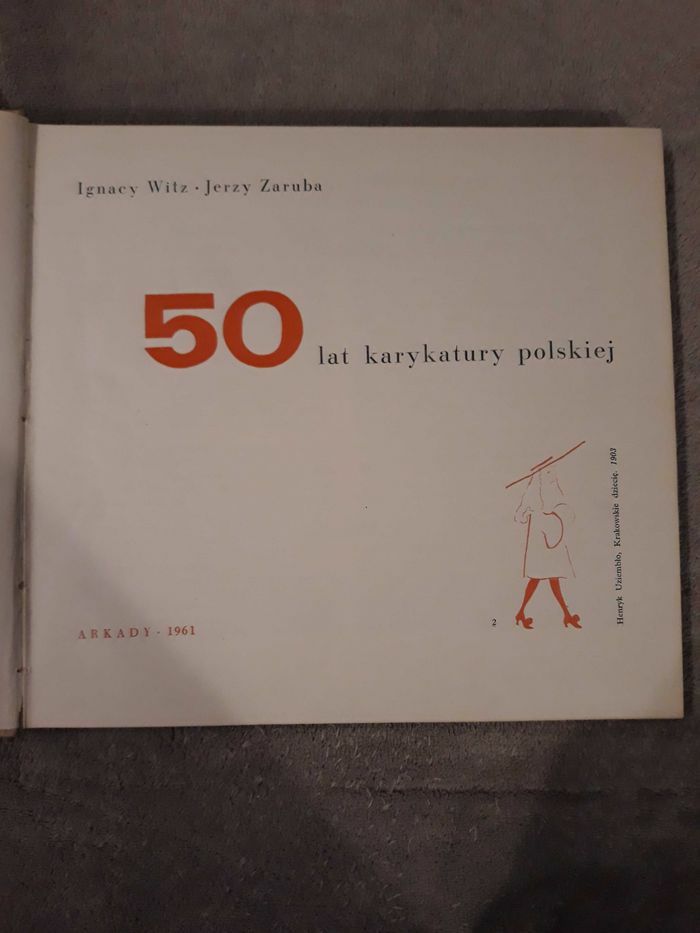 50 lat karykatury polskiej 1900/1950 Witz, Zaruba