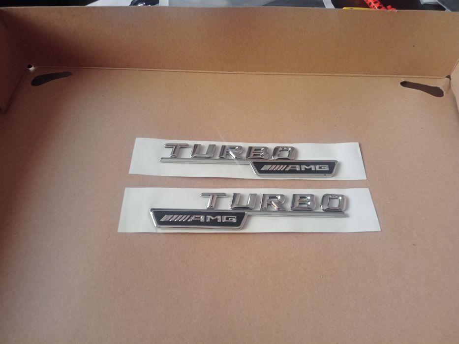 napis turbo 4 Amg do Mercedesa na bok
EMBLEMATY samoprzyle