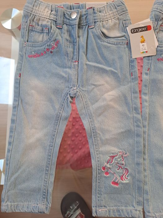 Spodnie jeansowe blizniaczki