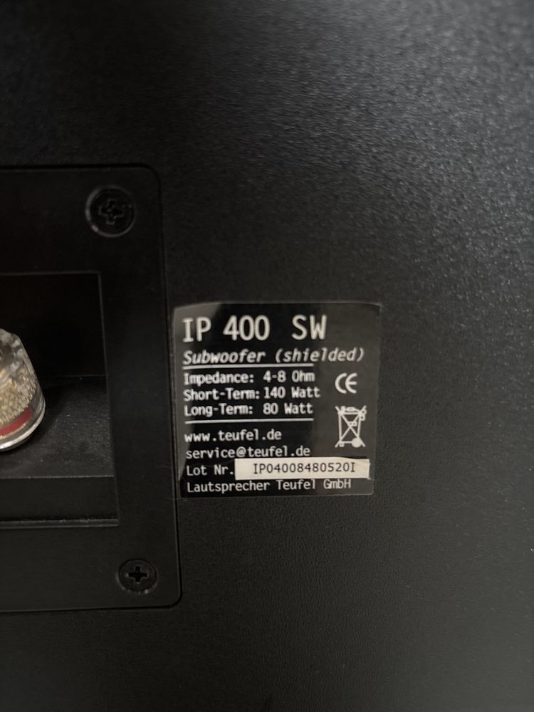 Subwoofer Teufel IP 400 SW