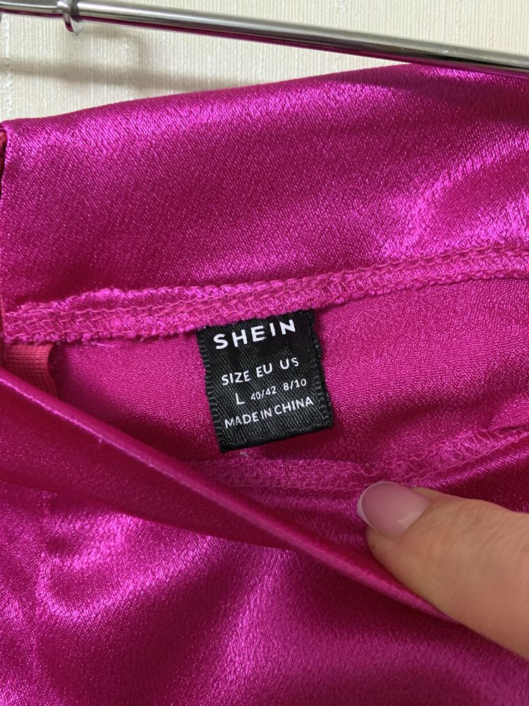 Zara, Shein брюки палаццо лен атлас