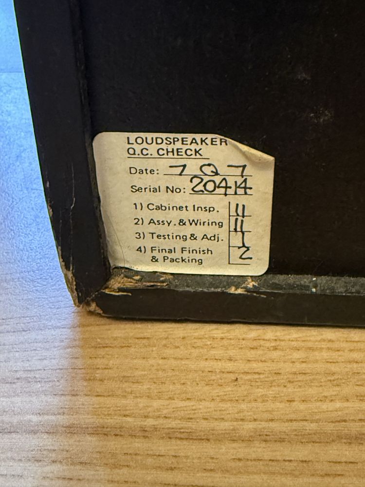 Rogers LS7 t sprawne głośniki!