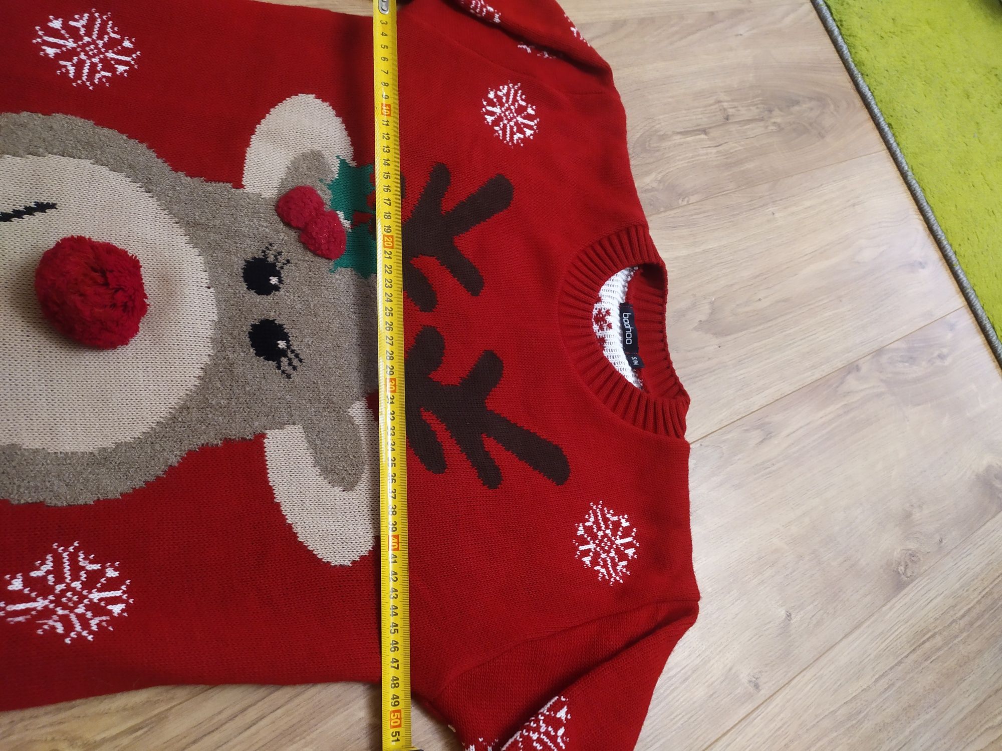 Sweter świąteczny damski boohoo S/M