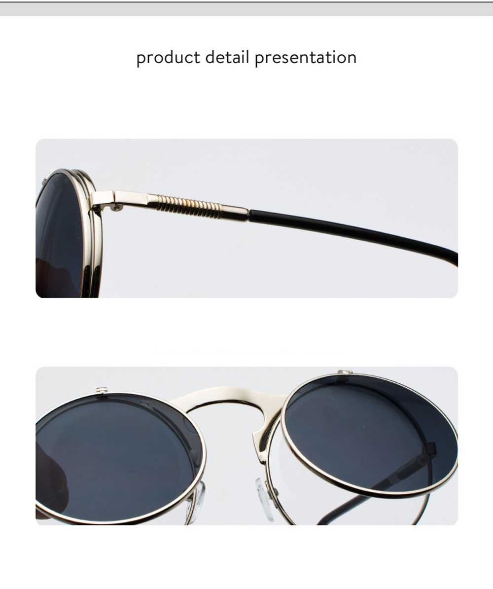 LATO 2023 !! Okulary przeciwsłoneczne STEAMPUNK vintage UV400 _ 21