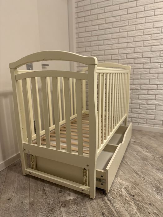 Дитяче ліжечко Veres ЛД6 з маятником та ящиком