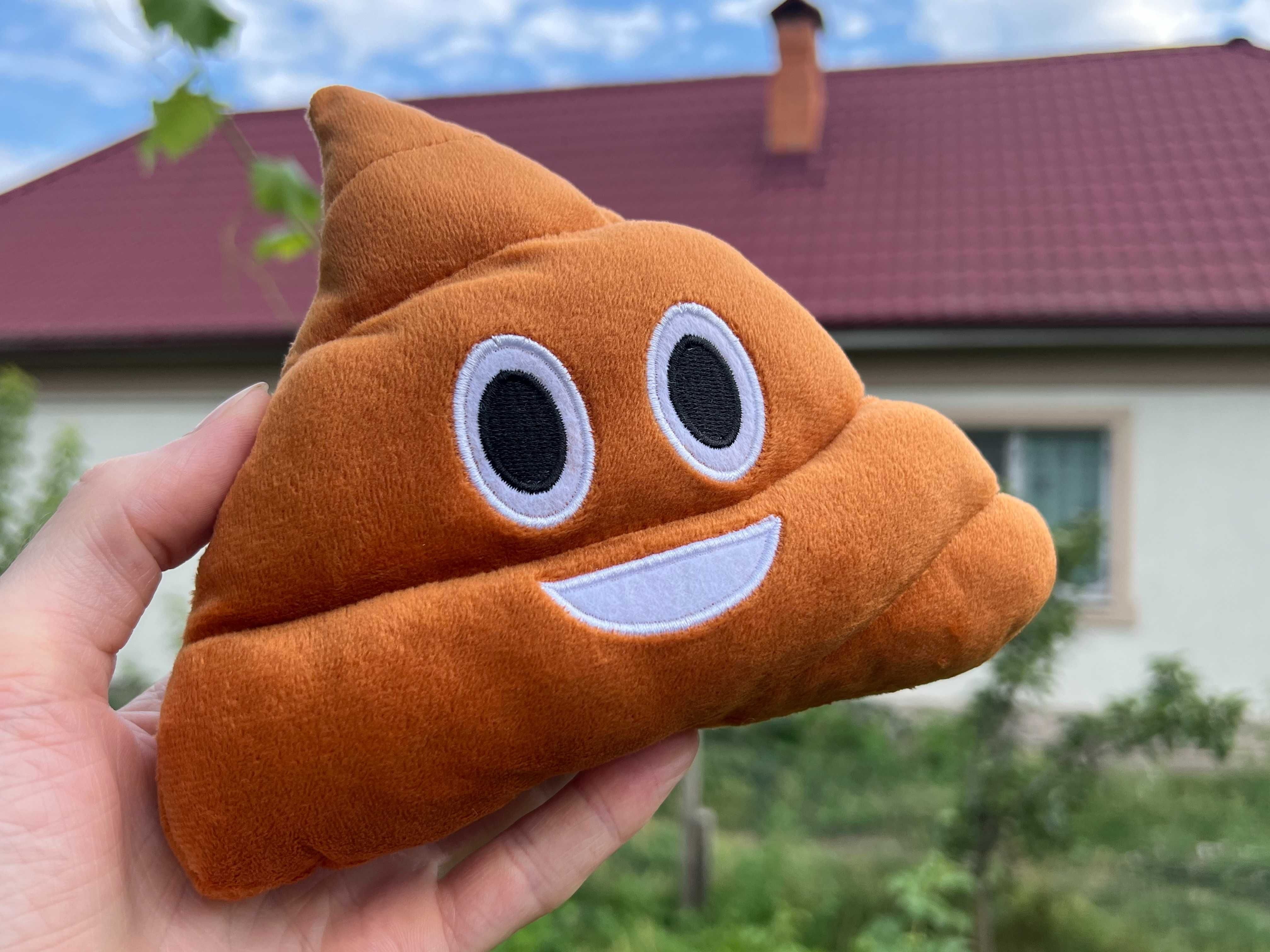 Плюшева подушка Емоджі POOP "Какашка"