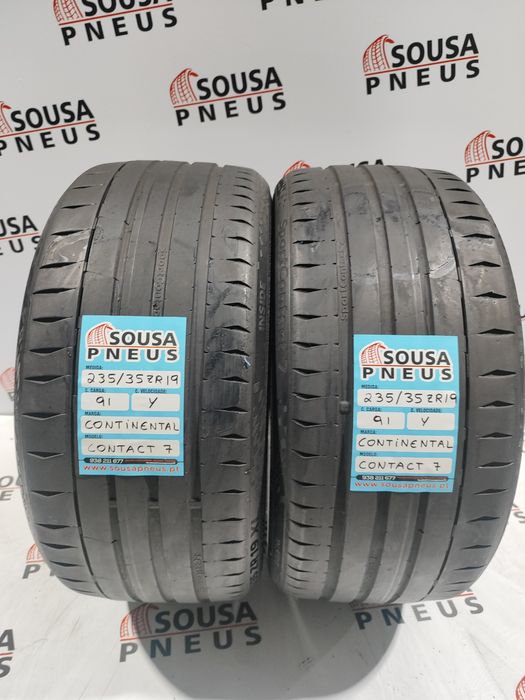 2 pneus semi novos 275-35R19 Continental - Oferta dos Portes