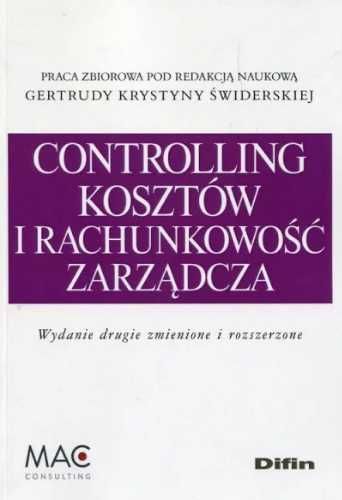 Controlling kosztów i rachunkowość zarządcza - praca zbiorowa