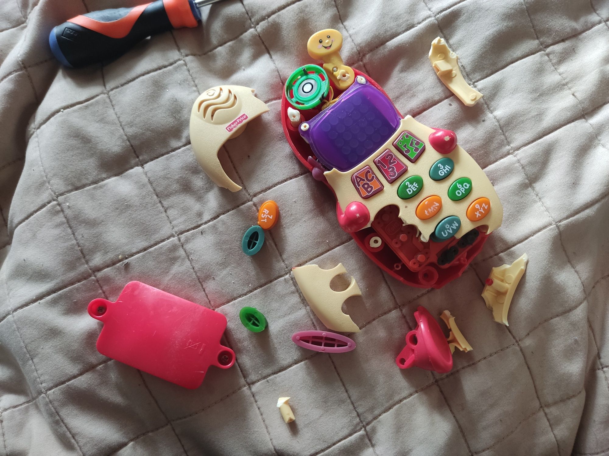 Telefon Fisher price na części polska wersja językowa