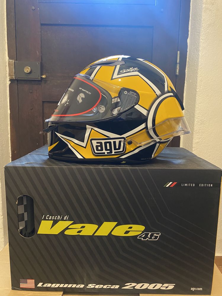 Capacete AGV pista rr Rossi