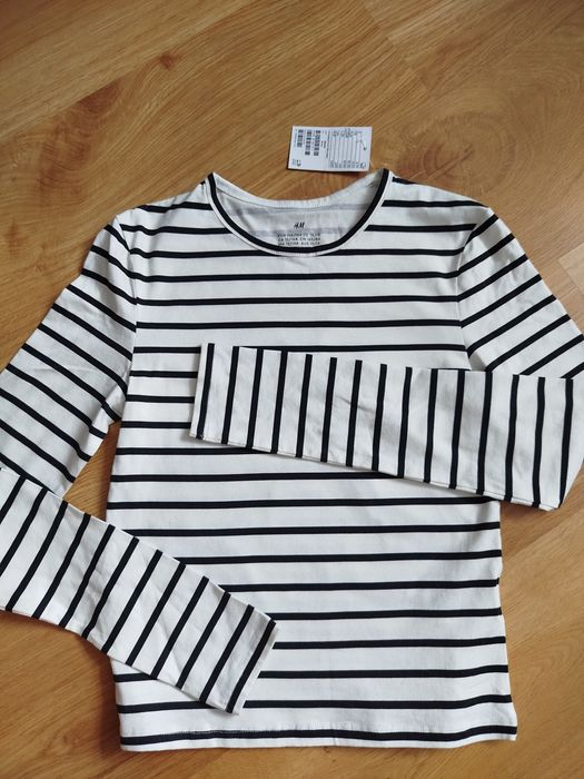 Bluzka na długi rękaw H&M nowa