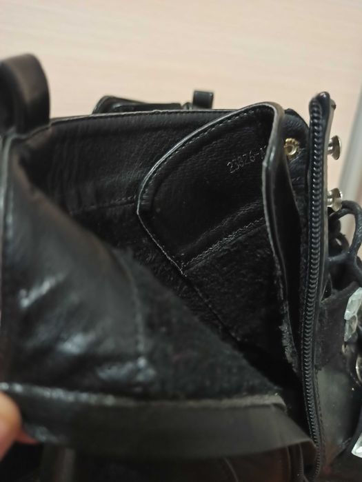 Шкіряні черевики,  осінні/ весняні  черевики/чобітки