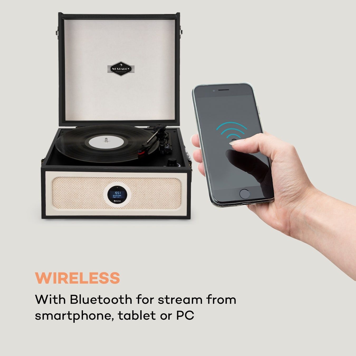 Gramofon, Radio BT Auna Sarah Ann DAB