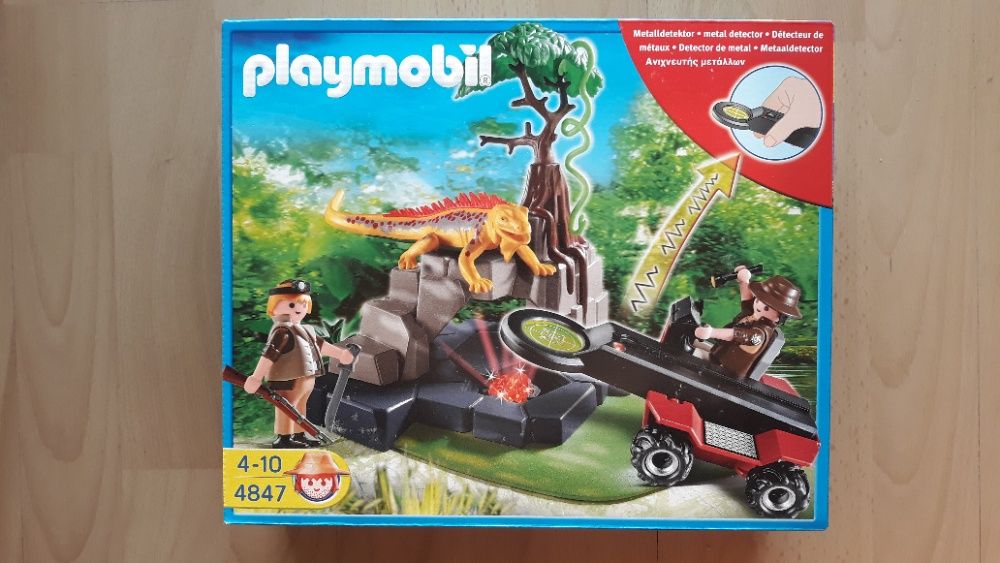 Playmobil 4847 Poszukiwacz Skarbów Z Detektorem Metali. playmobile