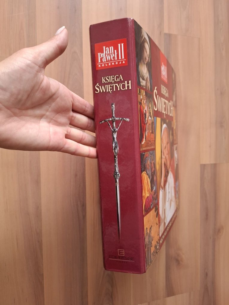 Jan Paweł II kolekcja "Księga świętych" w segregatorze