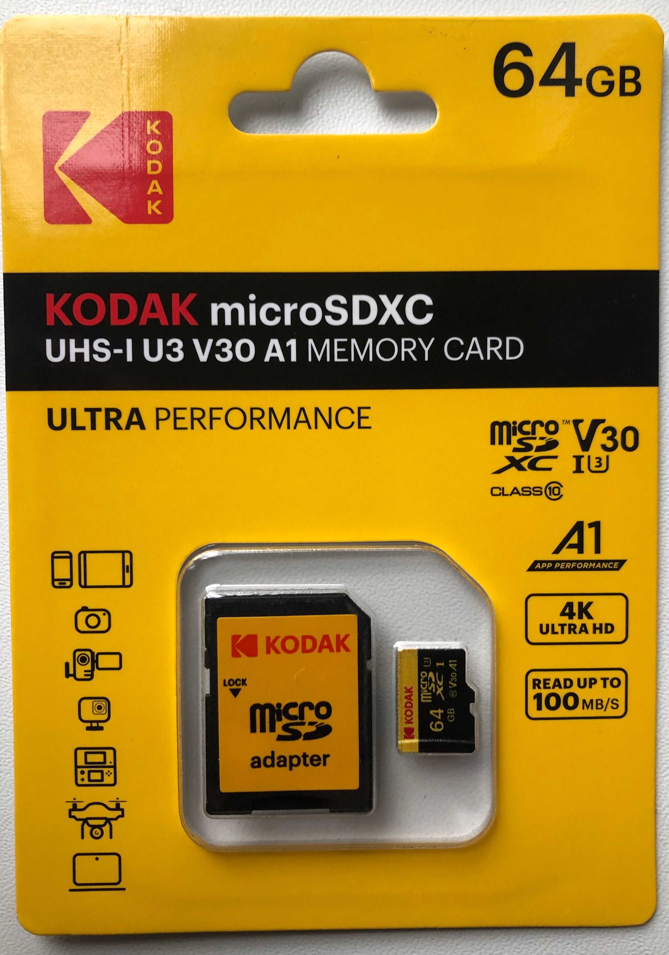 Картка памʼяті micro SD ALUNX 64 GB class 10 Тайвань