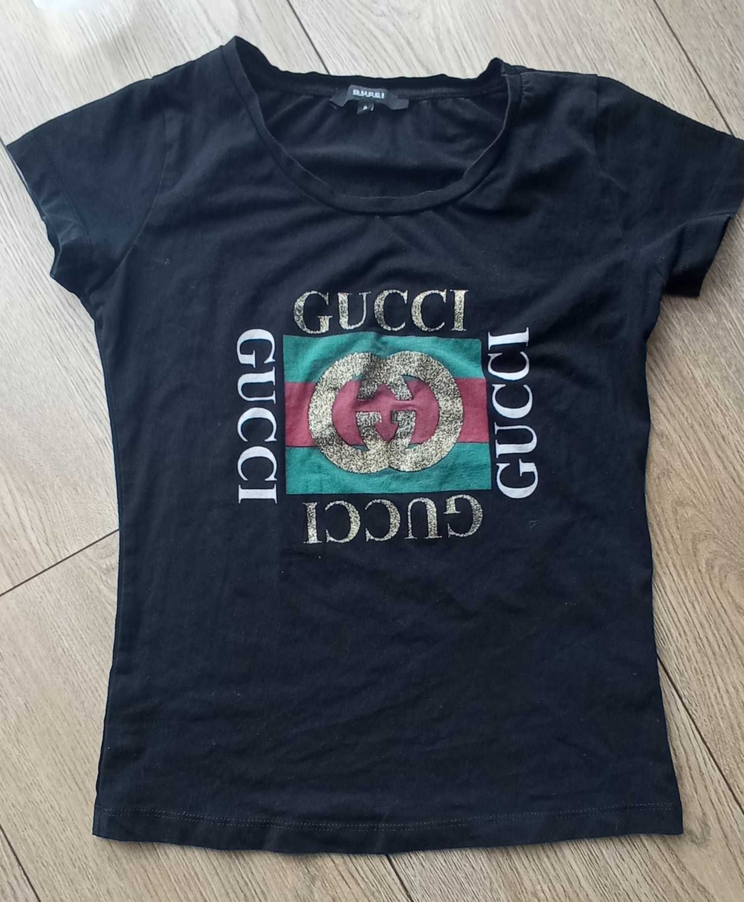 Koszulka z napisem Gucci