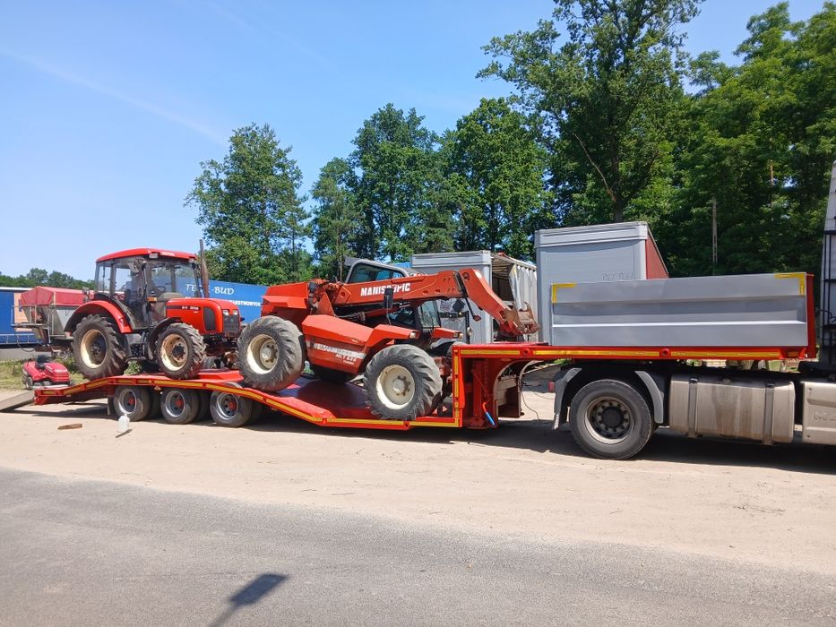 Niskopodwozie laweta tir do ciągników siodłowych i maszyn