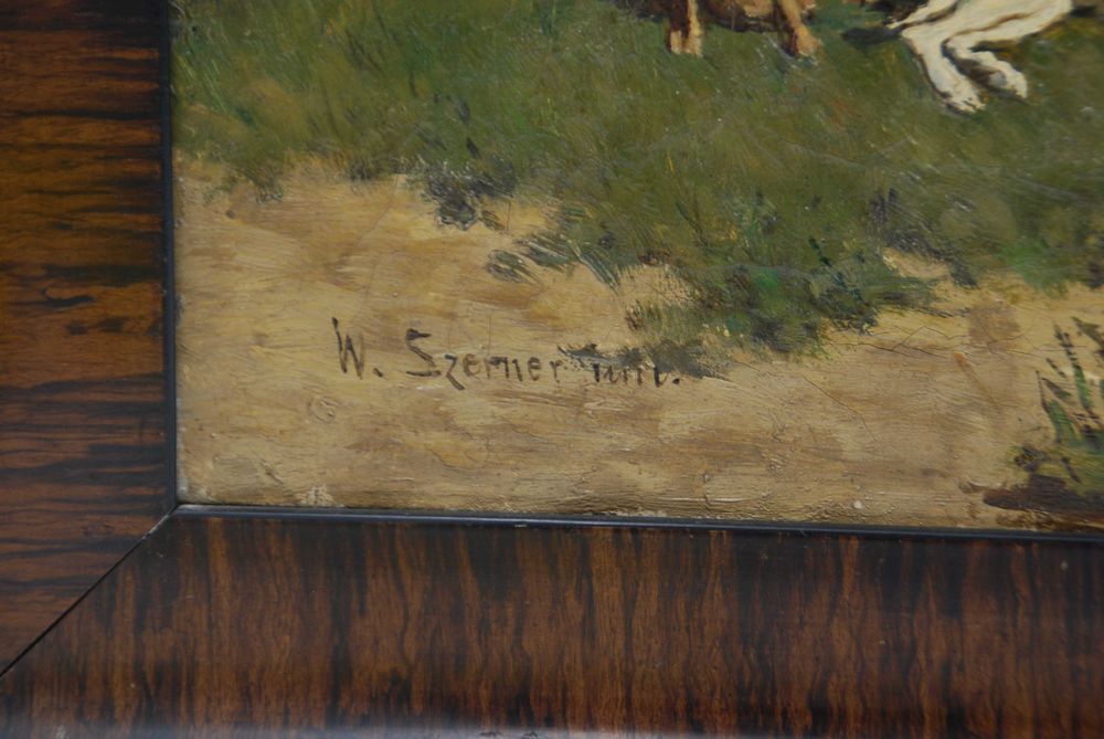Władysław Karol Szerner (1870 - 1936) obraz "Pandur ze swoim koniem"
