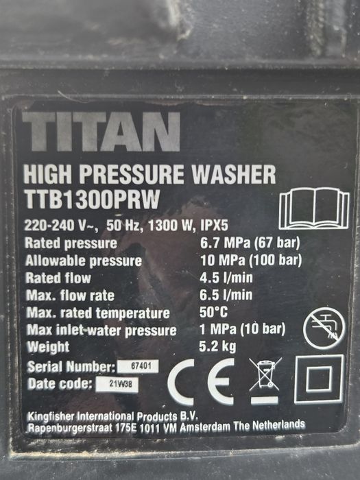 Myjka cisnieniowa Titan