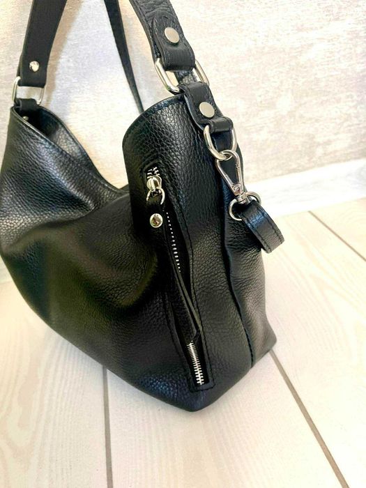 Продам шкіряну італійську сумку жіночу Virginia Conti