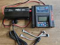 Ładowarka Modelarska Pelikan Raytronic C60 + zasilacz Redox 350w