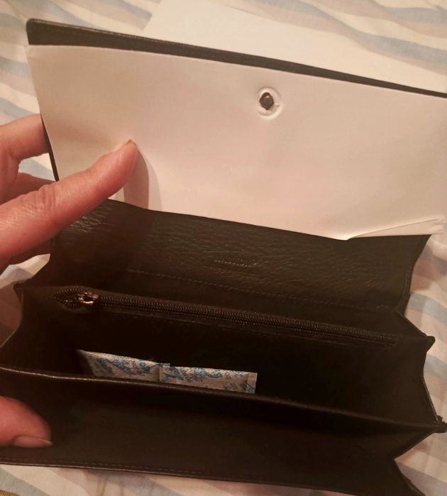 Damski skórzany portfel