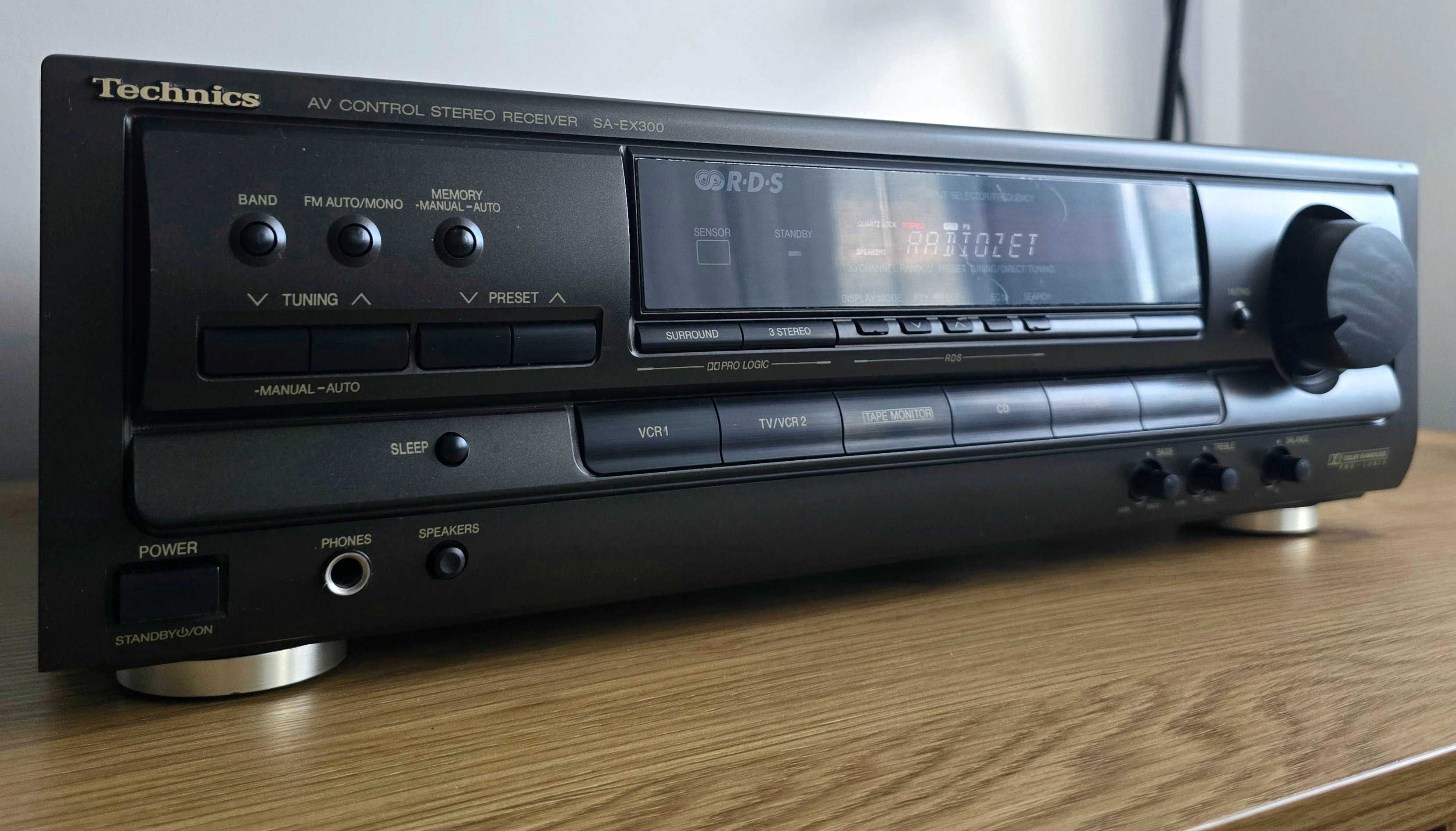 Technics SA-EX300 Amplituner z RDS 5.1 lub Stereo 2.1