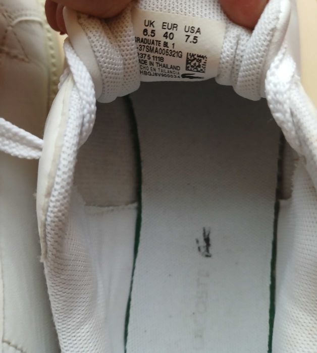 Tenis Lacoste Tam 40