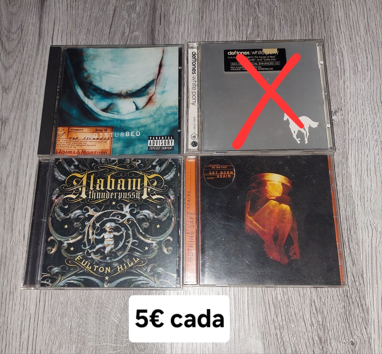 Cd's rock e metal em bom estado