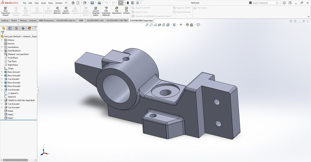 Створю 3D модель у SolidWorks по вашому ескізу
