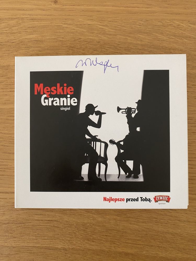 CD Męskie granie 2010 singiel z autografem